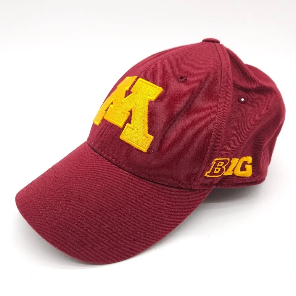 Minnesota Golden Gophers Strapback Hat Ball Cap Adjustable BIG NCAA‎ College Red